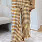 Gingham Ruffle Pant - Butter Toast