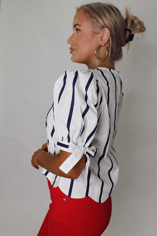 Social Hour Chic Blouse