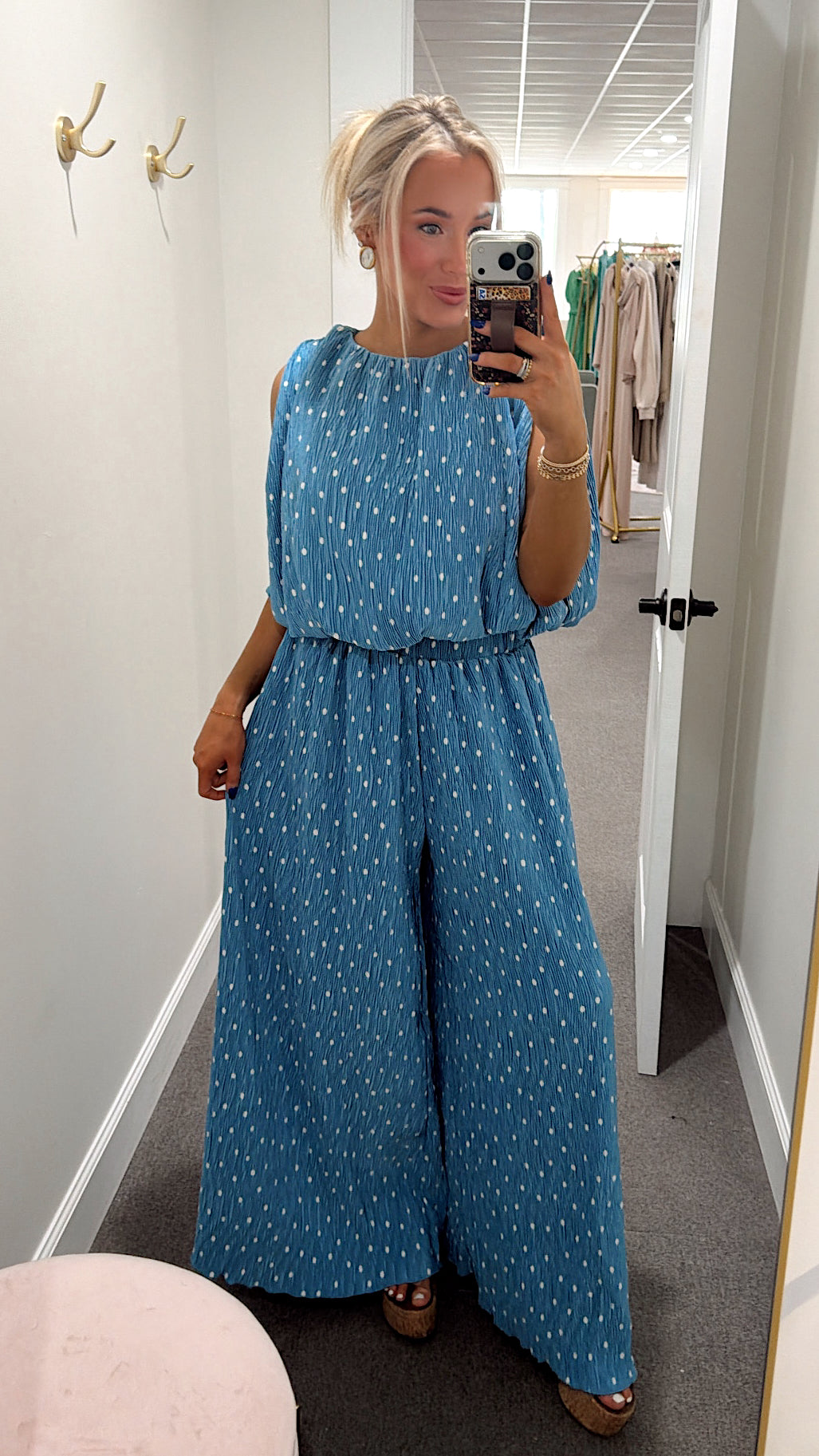 Summer Breeze Polka Dot Pant Set
