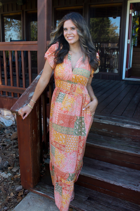 Autumn Brunch Maxi Dress