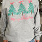 3 Tree Christmas Sweatshirt