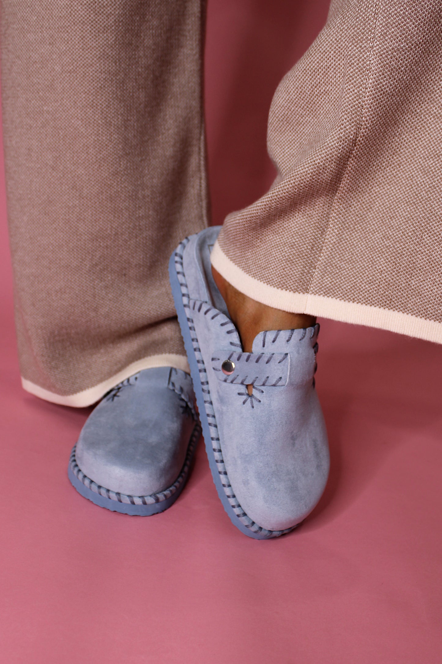 Baby Blue Clogs