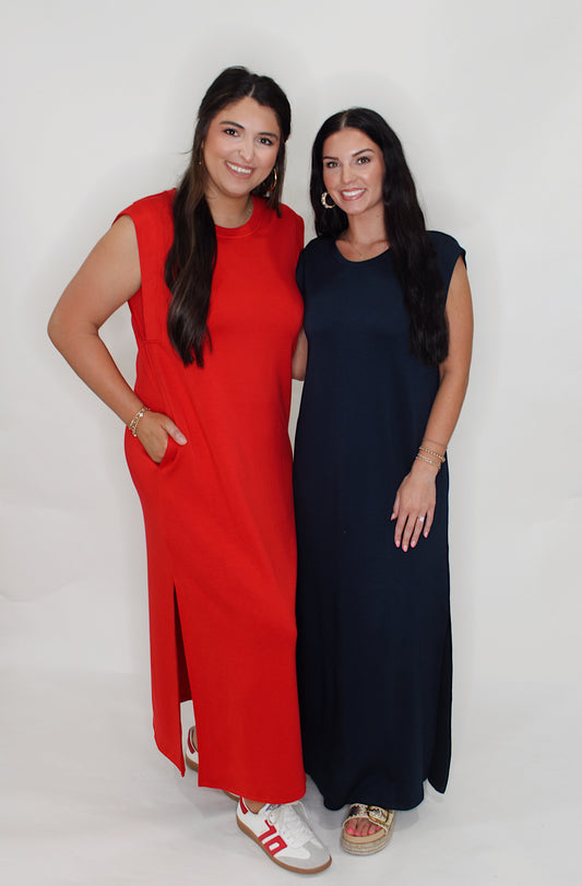 Flagged for Fashion Maxi in Navy