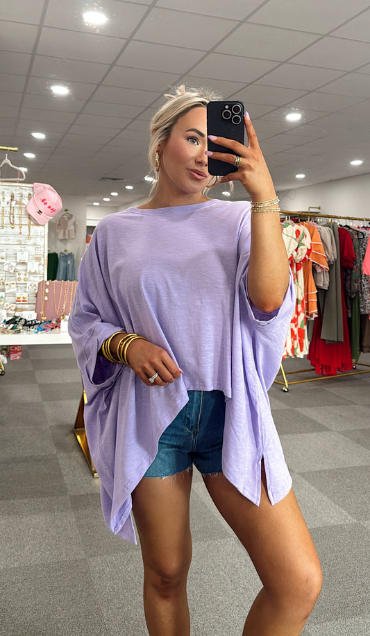 Loose Fit Top in Lilac