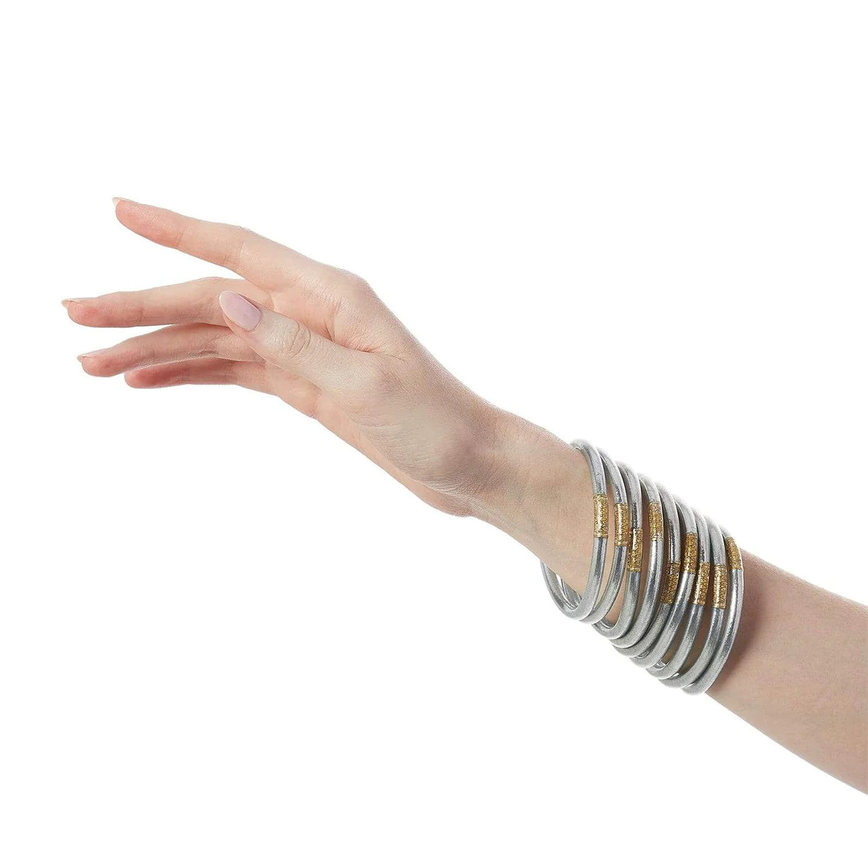 BuDhaGirl / All Weather Bangles - Silver