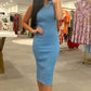 All Yours Midi in Blue