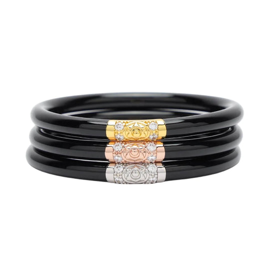 BuDhaGirl / Three Kings All Weather Bangles - Black