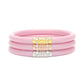 BuDhaGirl / Three Kings All Weather Bangles - Pink