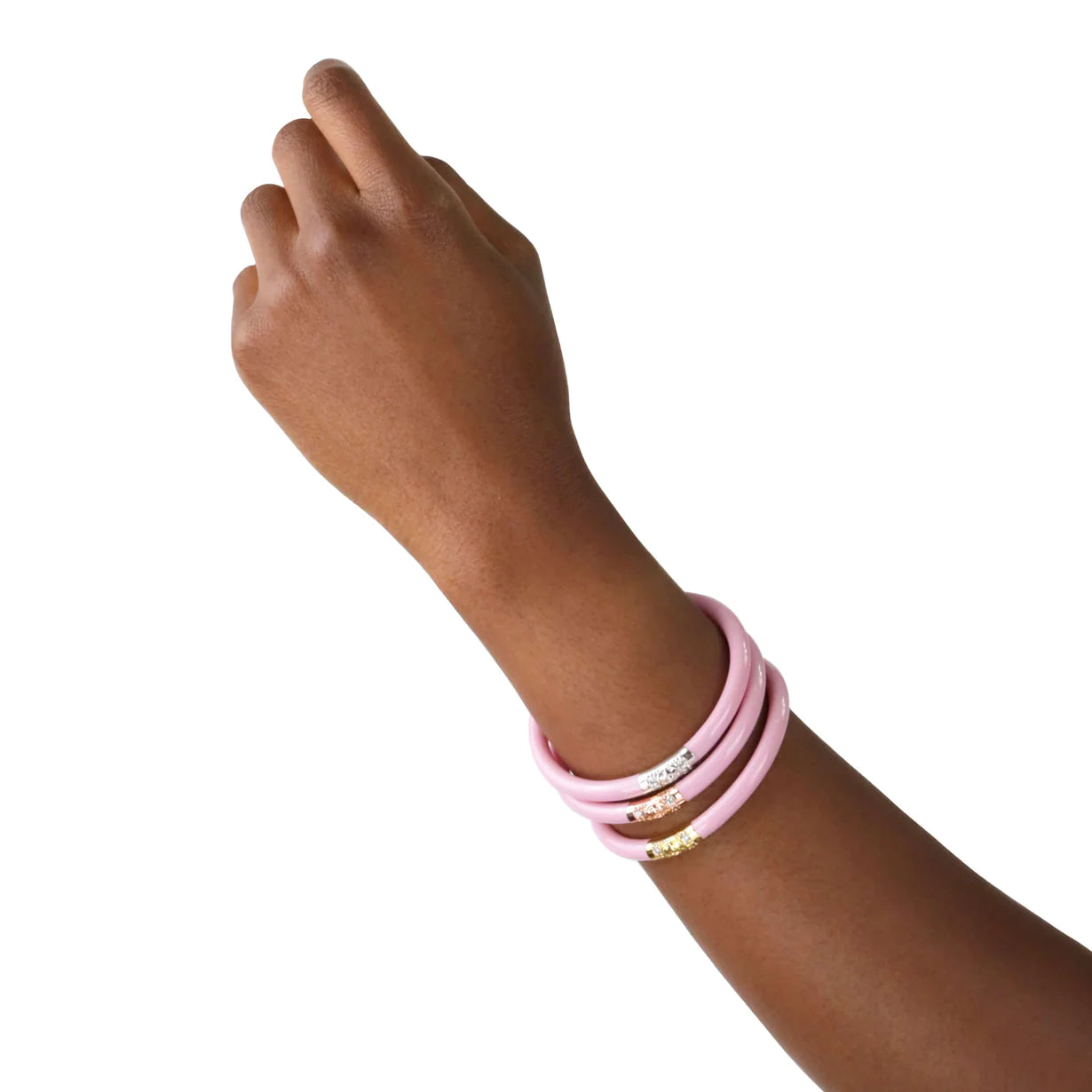 BuDhaGirl / Three Kings All Weather Bangles - Pink