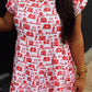 Stewart Simmons - Team Toile Flutter Sleeve Dress