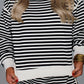 Black Striped Skort Set