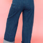 Wide Leg Cuff Denim