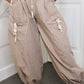 Striped Drawstring Jogger Pants - Coco