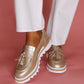 Tessa Gold Loafer