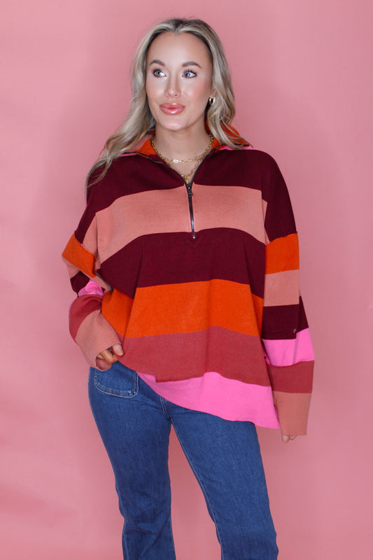 Casual Convo Stripe Sweater