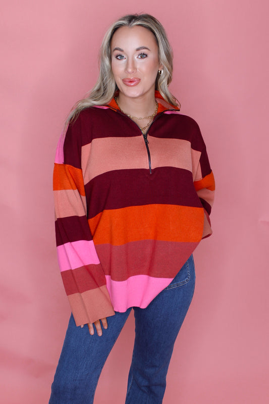 Casual Convo Stripe Sweater