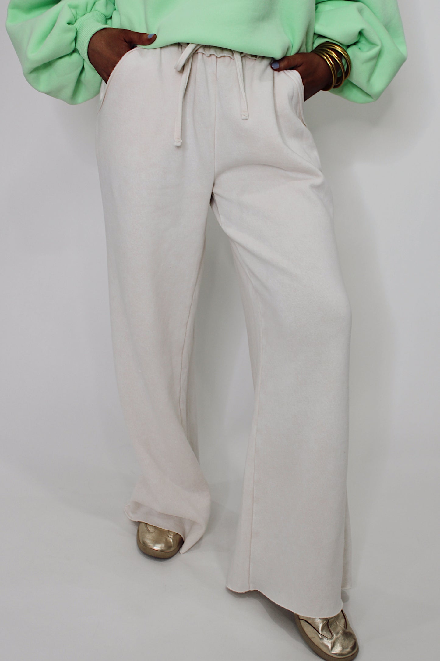 Acid Washed Fleece Sweatpants