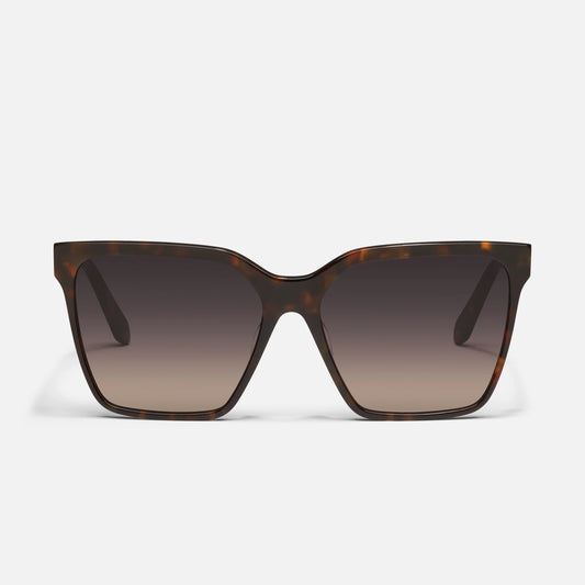 QUAY Eyewear / Level Up Remixed - Neutral Tort/Smoke Taupe