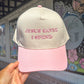 Jesus Saves I Spend Trucker Hat - Pink