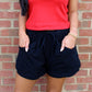 Black Pocket Side Shorts
