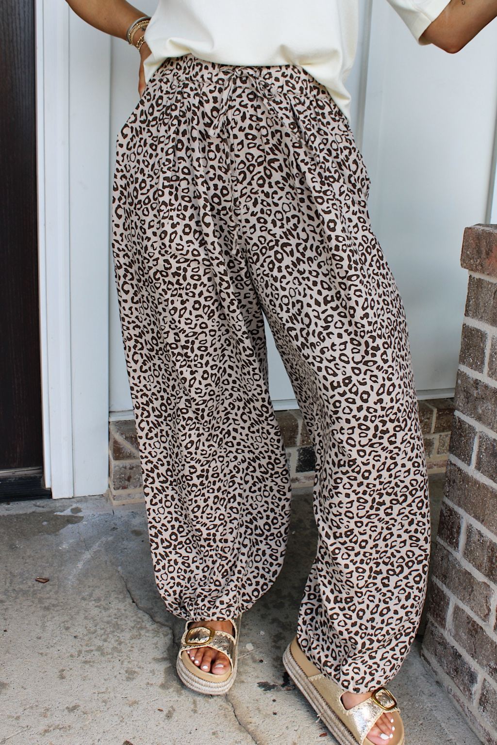 Leopard Balloon Pants
