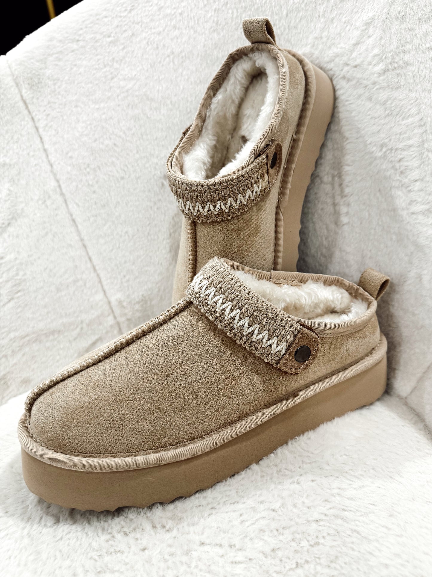 Storm Platform Slip On - Natural