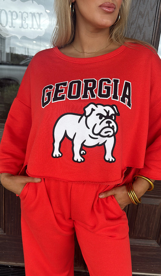 Georgia Bulldog Pants Set