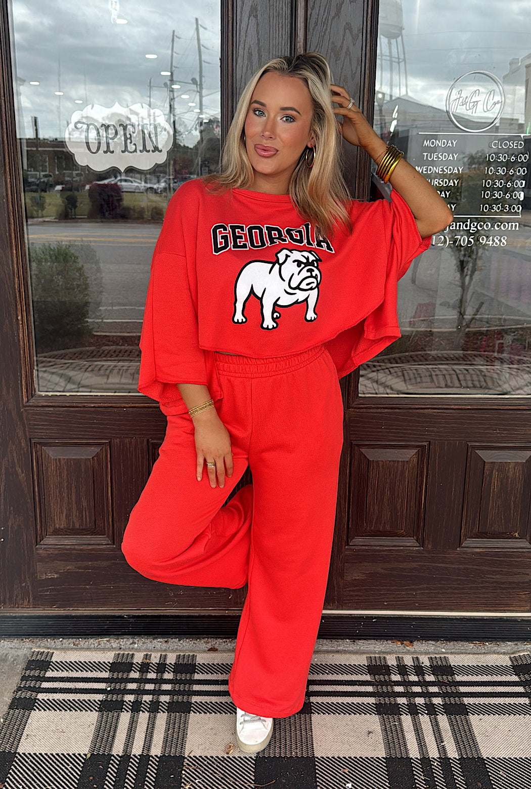 Georgia Bulldog Pants Set
