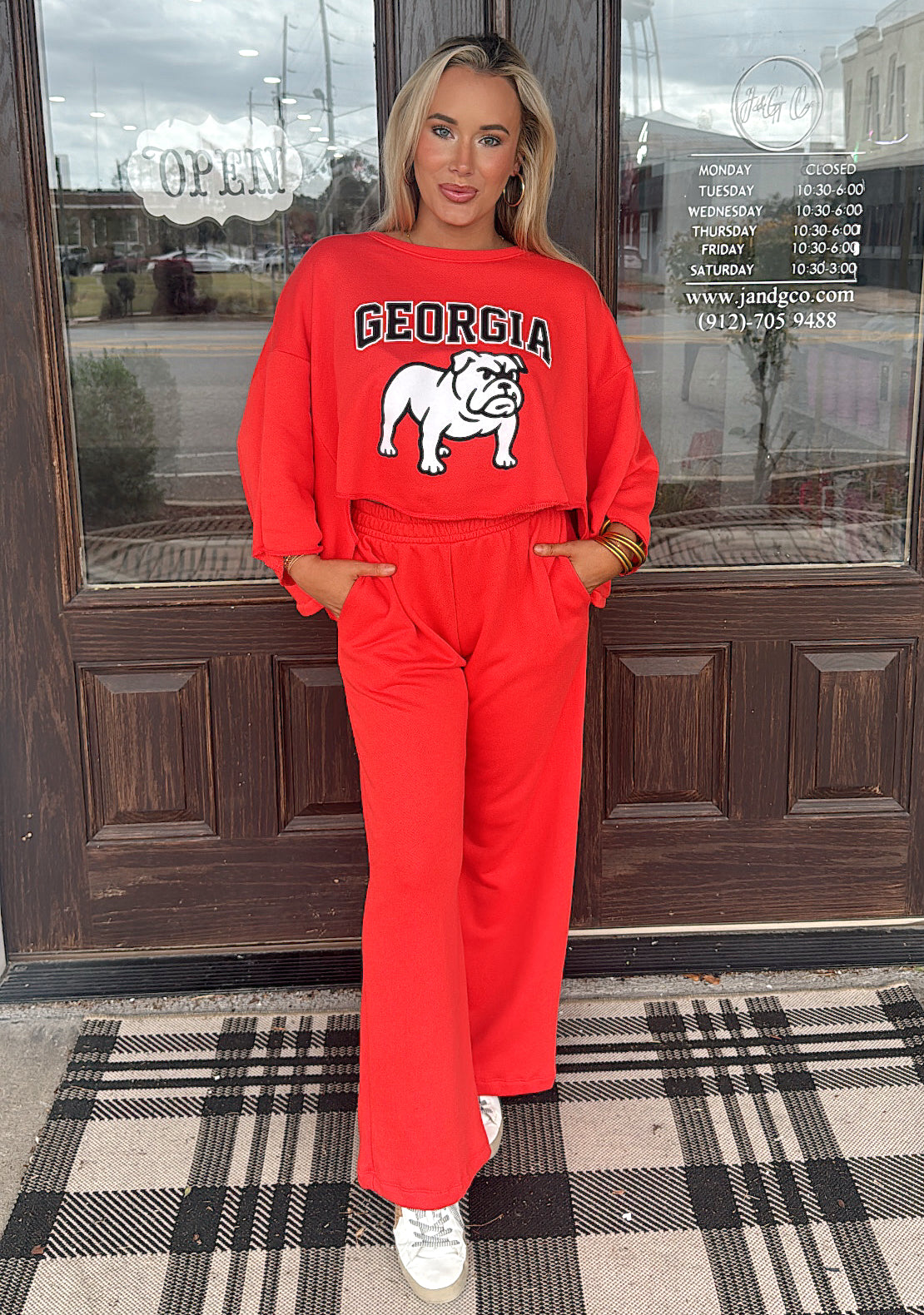 Georgia Bulldog Pants Set