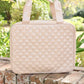 CAROLINE HILL | Nude Patent Large Punta Cana Case