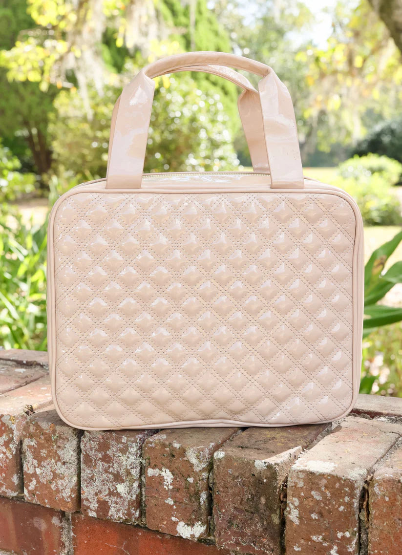 CAROLINE HILL | Nude Patent Large Punta Cana Case