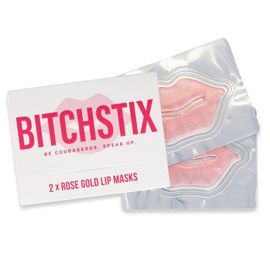 BITCHSTIX Rose Gold Lip Restoration Mask x 2