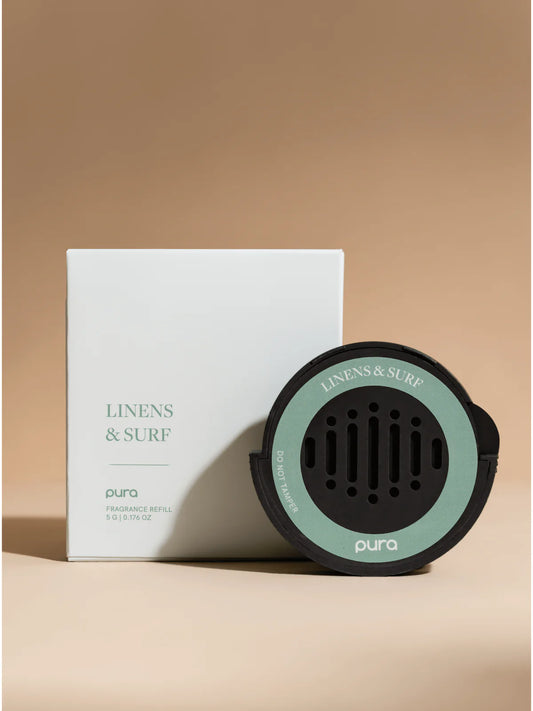Linens and Surf Car Fragrance - Pura