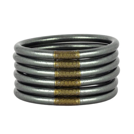 BuDhaGirl / All Weather Bangles - Graphite