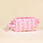 Essentials Quilted Cosmetic Pouch - Oh So Fancy Pink