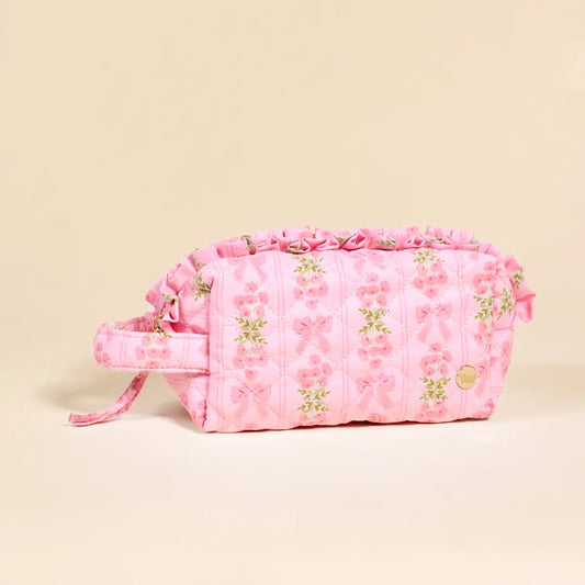 Essentials Quilted Cosmetic Pouch - Oh So Fancy Pink