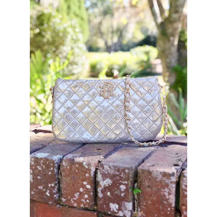 CAROLINE HILL | Champagne Pop Liv Quilted Crossbody