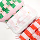 Gloss & Go - Colorful Stripe Wipeable Cosmetic Toiletry Bag