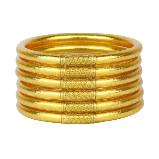 BuDhaGirl / All Weather Bangles - Gold (Set of 6)