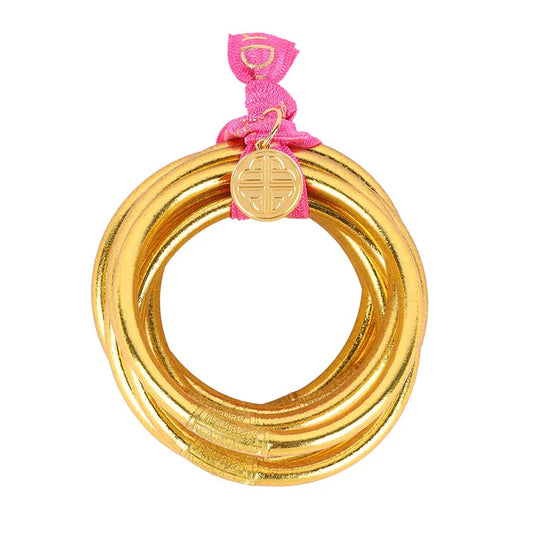 BuDhaGirl / All Weather Bangles - Gold (Set of 6)