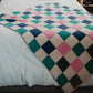 Multicolor Checkered Throw Blanket