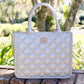 CAROLINE HILL | Pearl Quilted Ricky Mini Tote