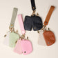Dynamic Duo Pouch Luxe Wristlet–Blush
