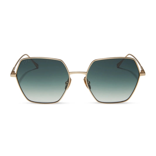 DIFF Eyewear / Harlow - Matte Gold