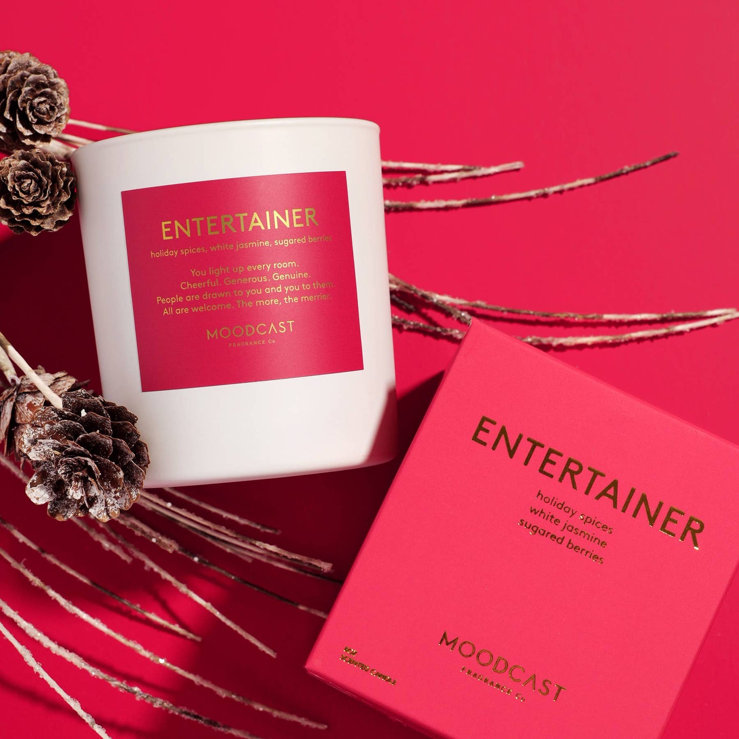 Moodcast Fragrance | 8 oz Candle- Entertainer