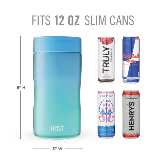 Stay-Chill Slim Can Coolers by HOST