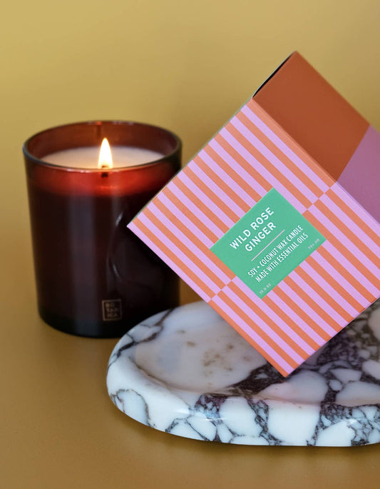 Wild Rose + Ginger Candle  | 12 oz.