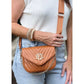 CAROLINE HILL | Camel Quilted Angela Crossbody