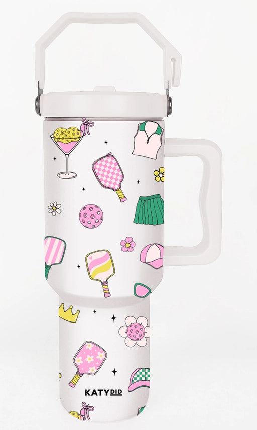 Pickleball Girly 38oz Tumbler