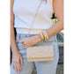 CAROLINE HILL | Nude Quilted Brynleigh Crossbody